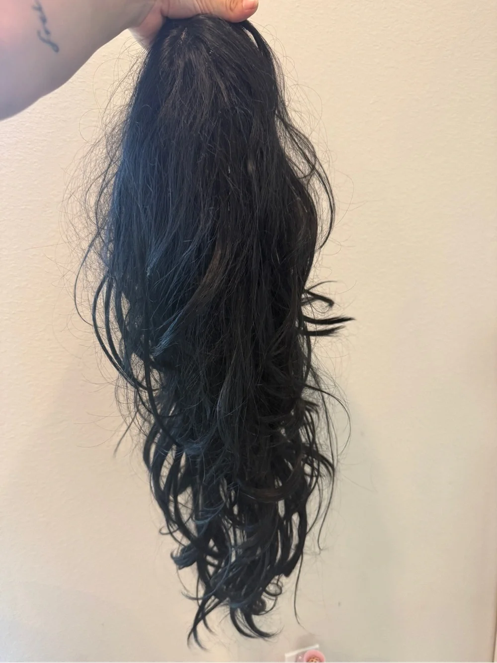 Black Wig Long Curly Wavy Costume Cosplay Halloween Daily Wear ~26